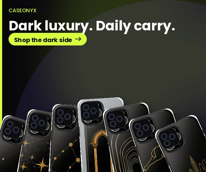 CASEONYX: Dark-luxe tough phone cases.